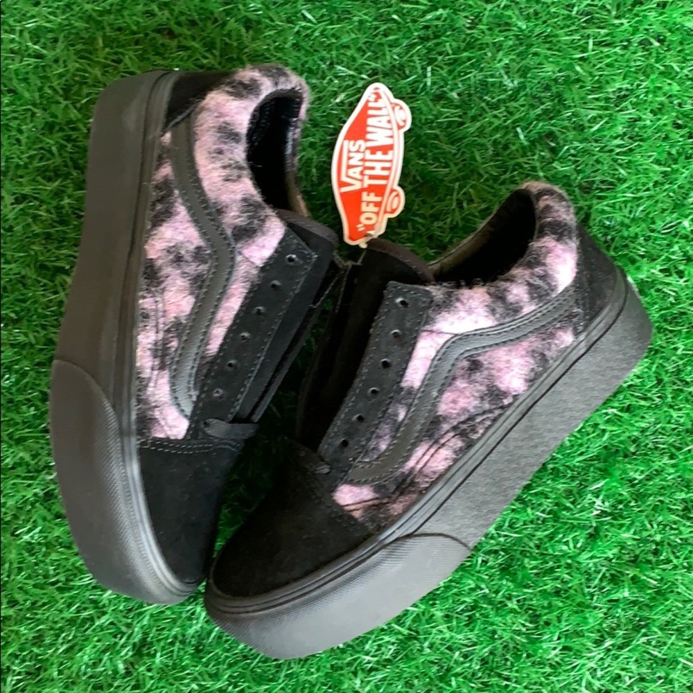 VANS OLD SKOOL PLATFORM MIX LEOPARD PINK/BLACK WMN - Picture 10 of 16